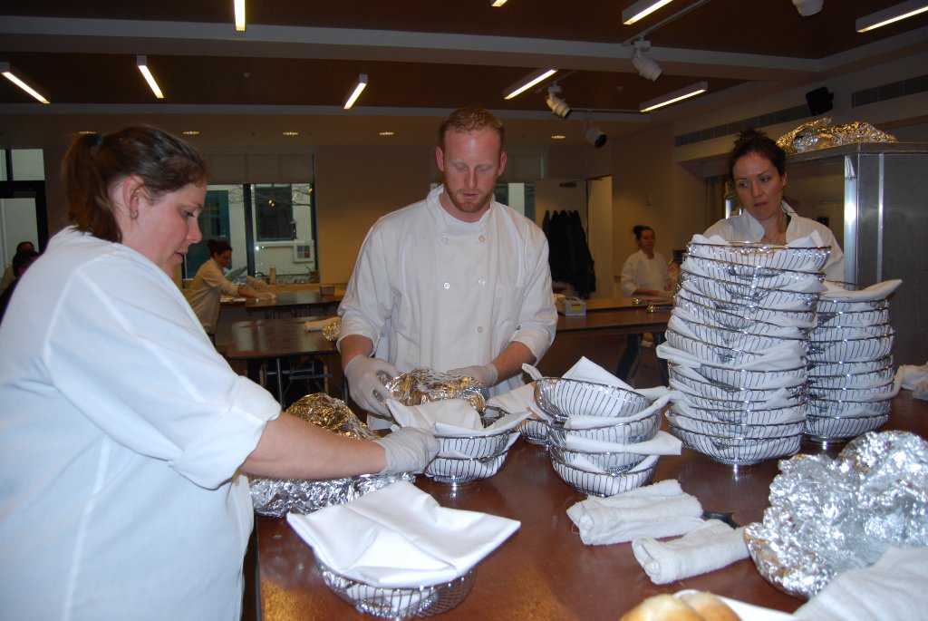 Culinary Team Prepping